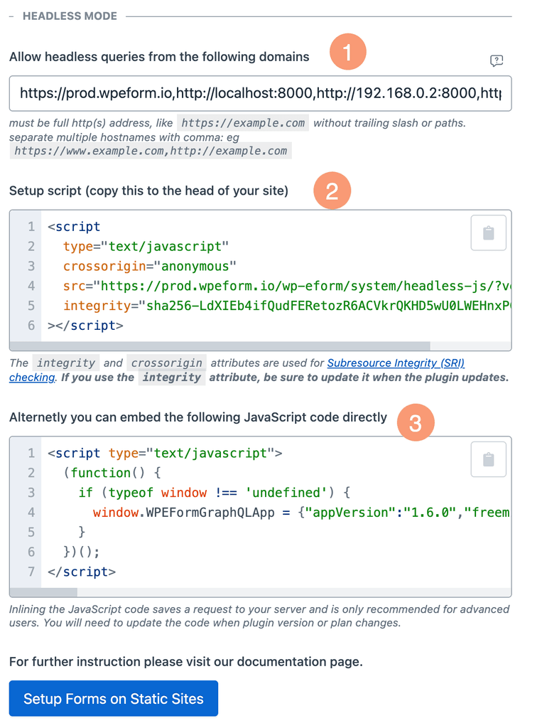 Add Cors trusted domains